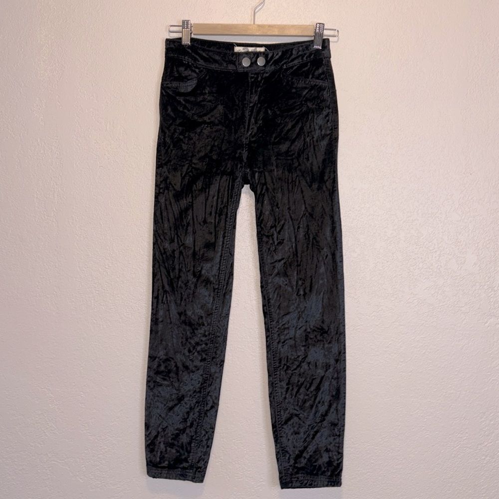 We the Free crushed velvet cotton pants sz 24